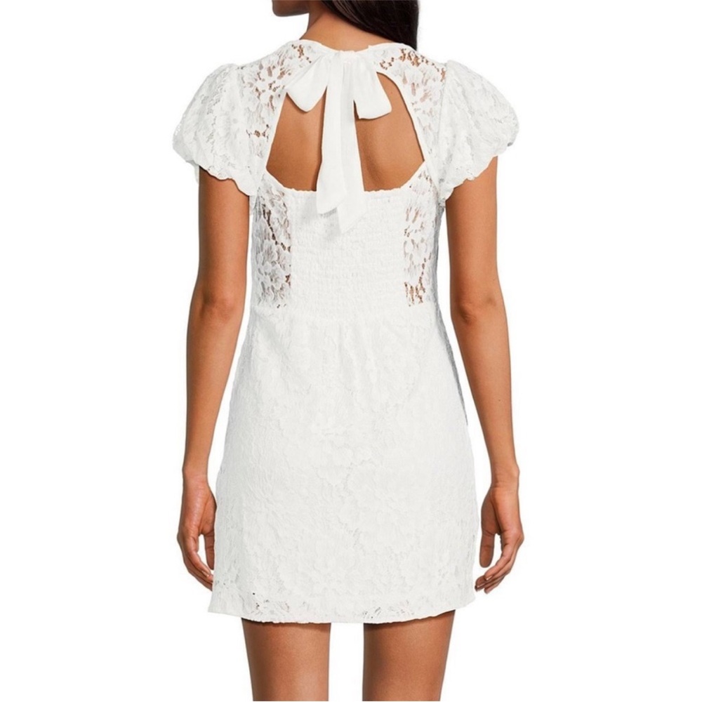 Free People NWT White Lace Midi Dress Size XS - Picture 3 of 9